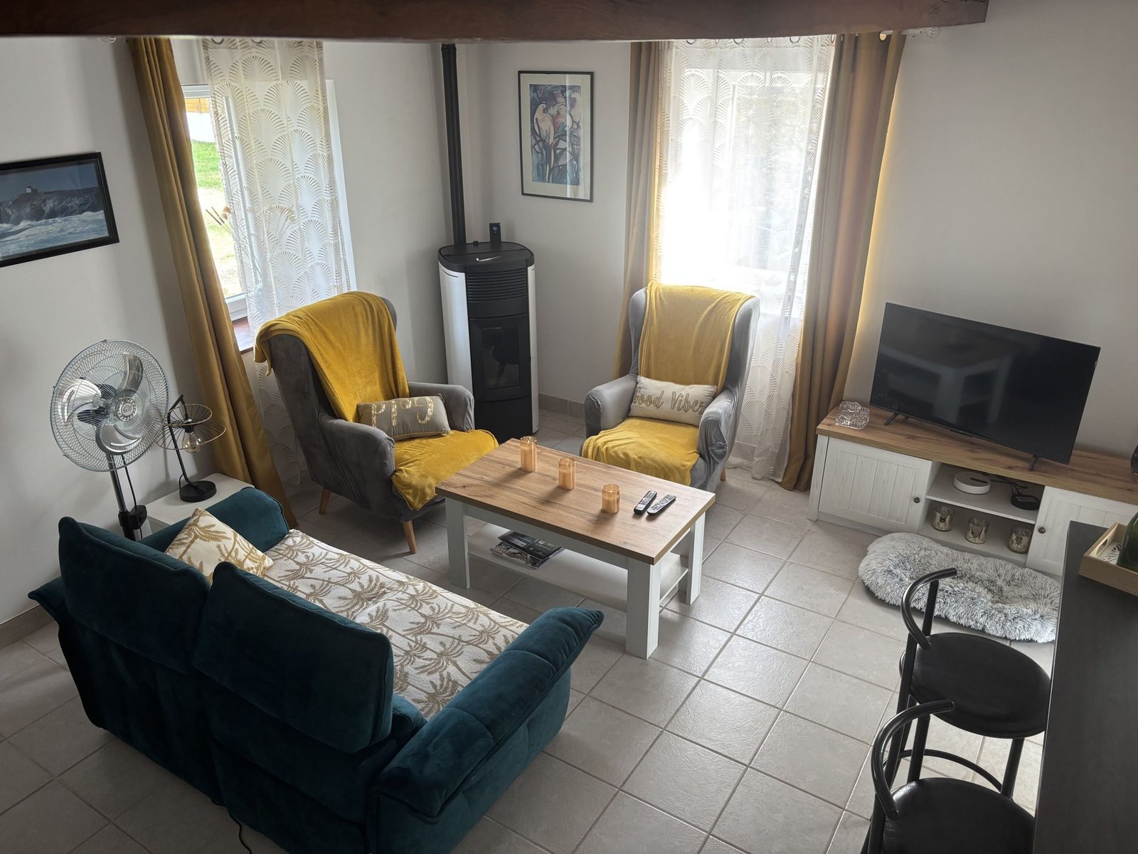 Pièce de vie de La Maisonnette